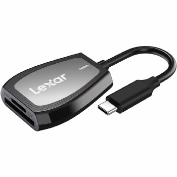 Lexar Professional Dual Slot SD/microSD USB-C Card Reader