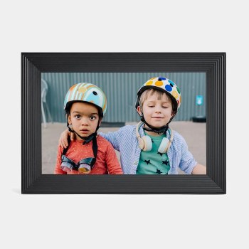 Aura Carver  Gravel Grey 10.1" Landscape Digital Photo Frame
