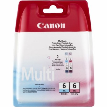 Canon BCI-6PC Photo Cyan & BCI-PM Photo Magenta Ink Cartridges Twin Pack