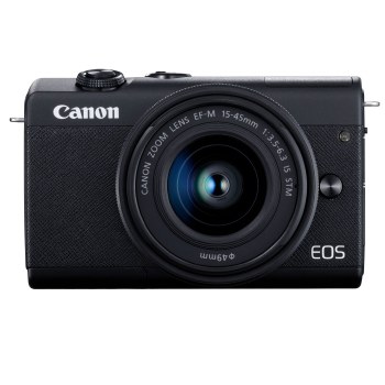 Canon EOS M200 Black Camera with 15-45mm IS STM Lens