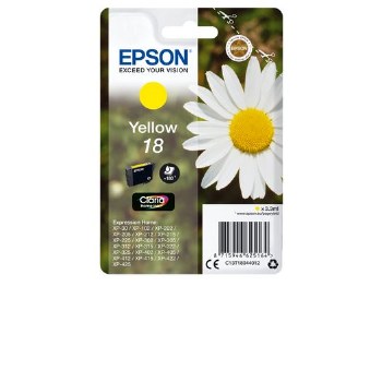Epson Singlepack Yellow 18 Claria Home Ink
