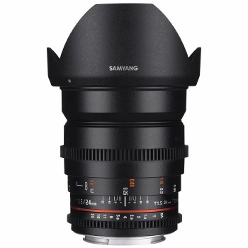 Samyang  24mm T1.5 VDSLR ED AS Lens for Canon EF