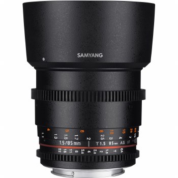 Samyang  85mm T1.5 VDSLR AS IF Lens for Canon EF
