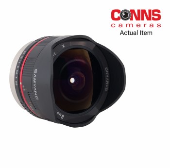 Samyang   8mm F2.8 UMC Fisheye Silver Lens for Fujifilm X Camera (USED)