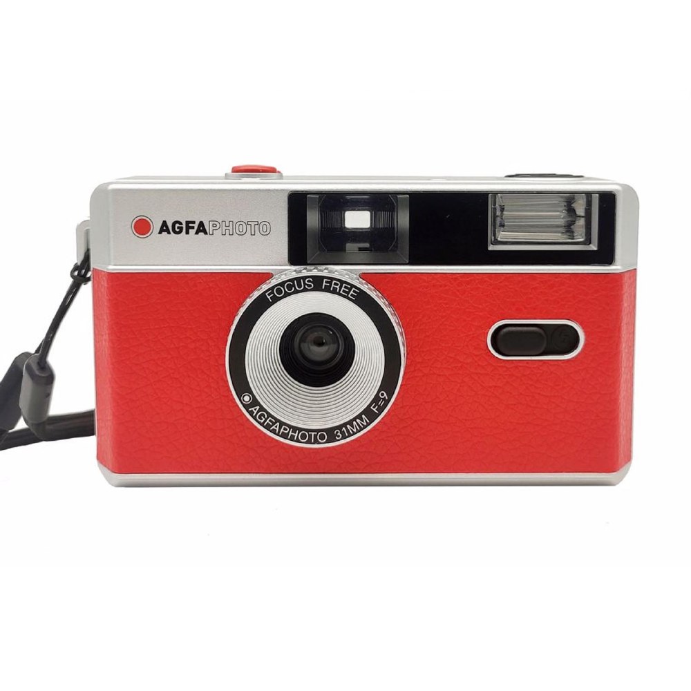 AgfaPhoto Reuseable Red 35mm Film Camera - Conns Cameras
