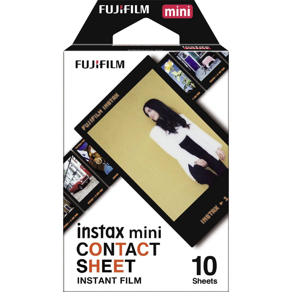 Fujifilm Instax Mini Colour Film with Contact Border (10 Sheets