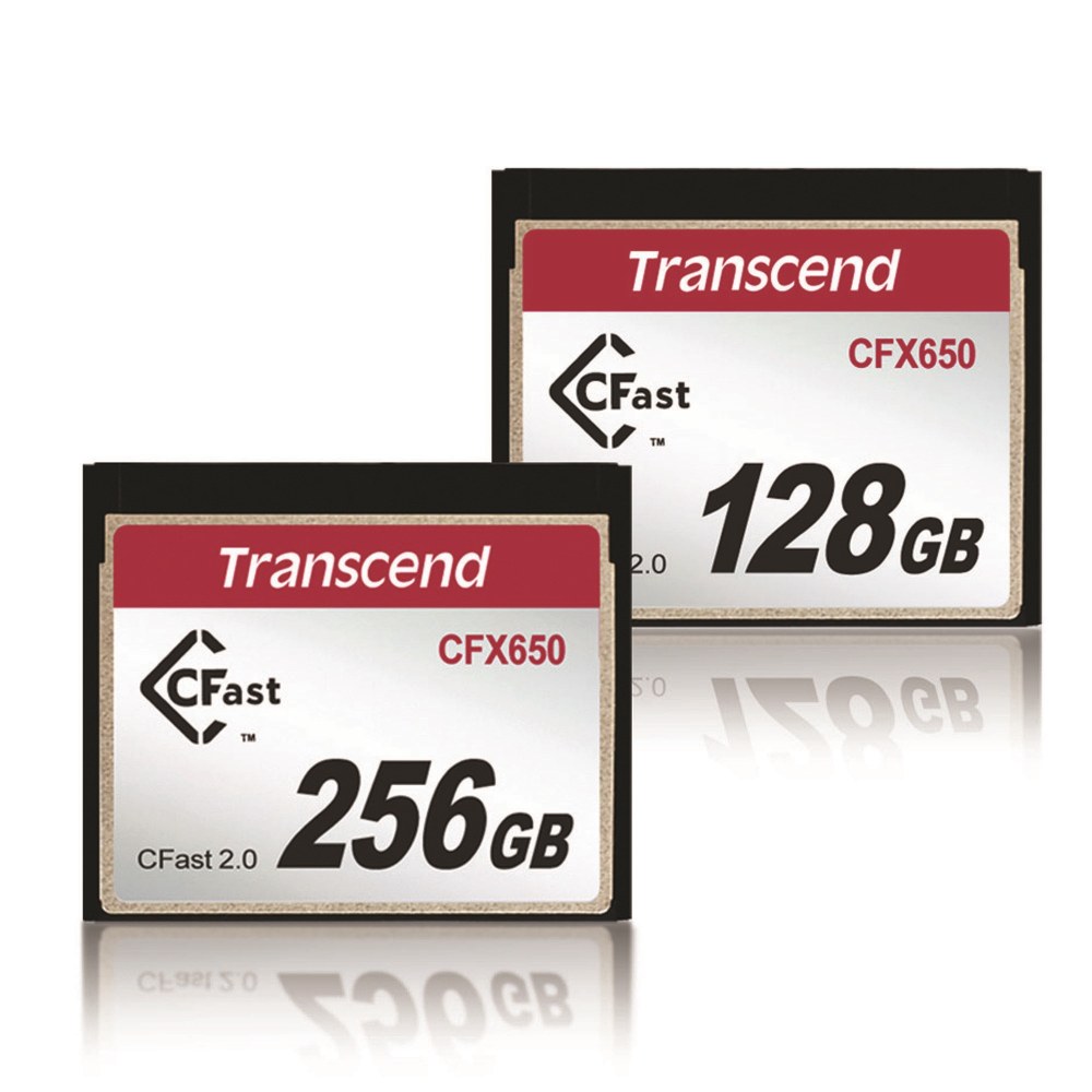 Transcend CFast 2.0 CFX650 128GB 512MB/s - Conns Cameras