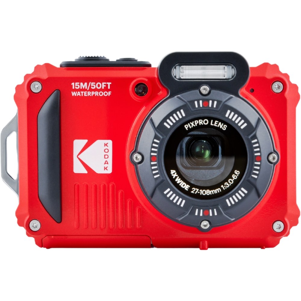 Kodak PIXPRO WPZ2 Red Waterproof Digital Camera - Conns Cameras