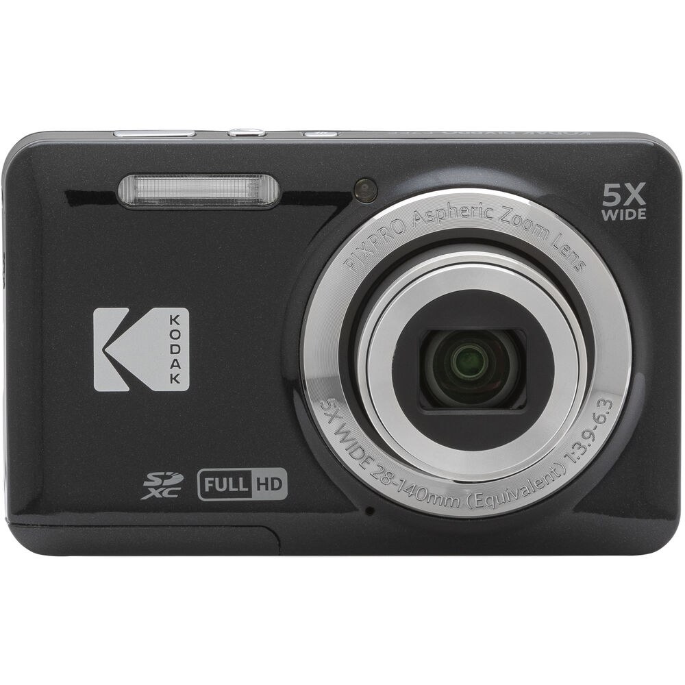 Kodak PIXPRO FZ45 16MP Digital Camera Black with Lexar 64GB Memory