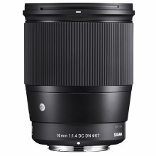 Sigma 16mm F1.4 DC DN Contemporary Lens for Sony E-mount