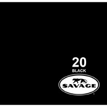 Savage 4.5ft BLACK Paper Backdrop (1.35 x 11m)