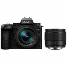 Panasonic Lumix G9 Mark II Camera with 12-60mm F2.8-4 OIS & 25mm F1.7 Lens