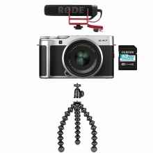 Fujifilm X-A7 Silver with 15-45mm VLOG Kit Fujifilm X-A7 Silver with 15-45mm VLOG Kit