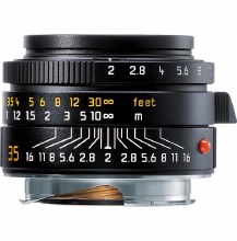 Leica 35mm F2 M Summicron Asph Black Chrome Leica 35mm F2 M Summicron Asph Black Chrome