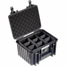 B&W International TYPE 2000 Outdoor Case - Black with Dividers