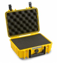 B&W outdoor.case type 1000 Yellow Soft Inlay