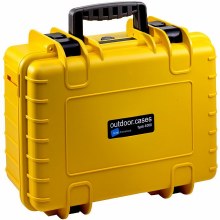 B&W International TYPE 4000 Outdoor Case - Yellow with Dividers