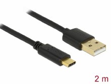 Delock USB 2.0 cable Type-A to Type-C 2 m