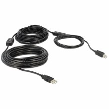 Delock Cable USB 2.0 Type A Male To USB 2.0 Type B Male 20 m