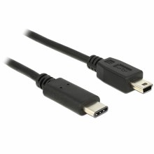 Delock Cable USB Type-C 2.0 Male To USB 2.0 Type Mini-B Male 1m