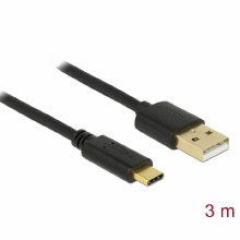 Delock USB 2.0 Cable Type-A To Type-C 3m