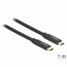 Delock USB 3.1 Gen 2 (10 Gbps) cable Type-C to Type-C 1m PD 5 A E-Marker