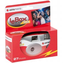 AgfaPhoto LeBox 400 Single Use Film Camera with Flash (27 Exposures) AgfaPhoto LeBox 400 Single Use Film Camera with Flash (27 Exposures)
