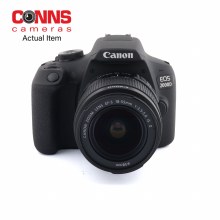 Canon EOS 2000D Camera with EF-S 18-55mm IS II Lens (USED)