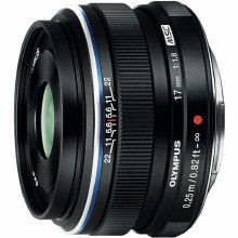 Olympus ED 17mm F2.8 M.Zuiko Black Camea Lens Lens