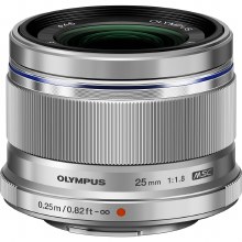 Olympus ED 25mm F1.8 M.Zuiko Silver Lens