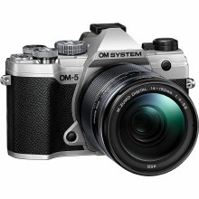 OM System OM-5 Silver Camera with ED 14-50mm II M.Zuiko Lens