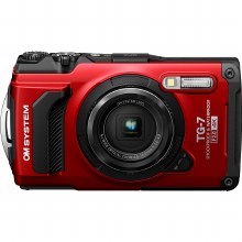 OM System Tough TG-7 Red Compact Digital Camera