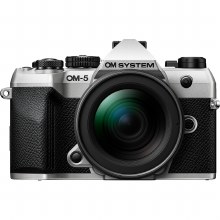 OM System OM-5 II Silver Camera with ED 12-45mm F4 PRO M.Zuiko Lens OM System OM-5 II Silver Camera with ED 12-45mm F4 PRO M.Zuiko Lens