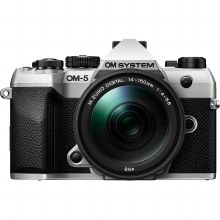 OM System OM-5 II Silver Camera with ED 14-150mm II M.Zuiko Lens OM System OM-5 II Silver Camera with ED 14-150mm II M.Zuiko Lens
