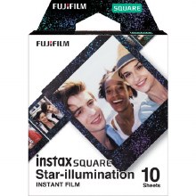 Fujifilm Instax Square Colour Film with Star Frame