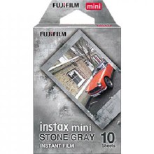 Fujifilm Instax Mini Colour Film with Stone Grey Border (10 Sheets)