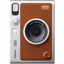 Fujifilm Instax Mini EVO Brown Hybrid Camera + Mini Printer