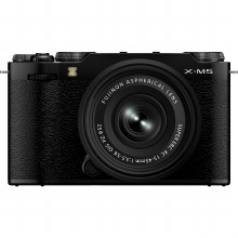 Fujifilm X-M5 Black Camera with XC 15-45mm OIS PZ Lens