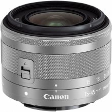 Canon EF-M 15-45mm F3.5-6.3 IS STM Silver Lens