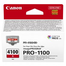 Canon PFI-4100R Red Ink Cartridge