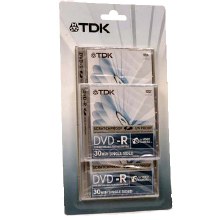 TDK 8cm DVD-R 1.4GB Disc (3 pack)