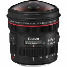 Canon EF   8-15mm F4L Fisheye USM Lens