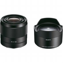 Sony SEL FE 28mm F2 Lens with 21mm Ultra Wide Converter