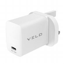 VELD 20w Fast Charge USB-C Mains Adapter