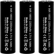 FeiyuTech FY 18650 Li-ion 2200mAh Batteries (3-Pack)