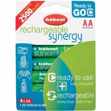 Hahnel AA Ni-MH 2500 mAh Synergy Rechargeable Battery