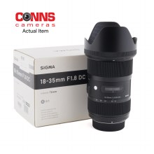 Sigma  18-35mm F1.8 DC HSM Art Lens for Nikon F (USED)