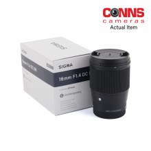 Sigma 16mm F1.4 DC DN Contemporary Lens for Sony E-mount (USED)