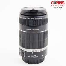 Canon EF-S 55-250mm 4-5.6 IS Lens (USED)