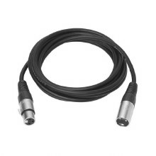 Vivolink XLR M/F cable 10 m Black